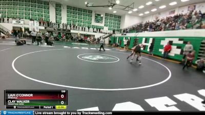 138 lbs Cons. Round 2 - Liam O`Connor, Pinedale vs Clay Walker, Mountain View
