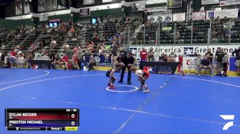 56 lbs 7th Place Match - Dylan Becker, DC vs Preston Michael, IA