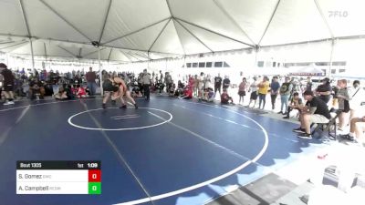 190 lbs Quarterfinal - Steve Gomez, Gwc vs Ayden Campbell, Redwave Wrestling