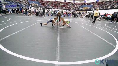 55 lbs Round Of 16 - Sir McMullen, Bridge Creek Youth Wrestling vs Colt Ogden, Choctaw Ironman Youth Wrestling