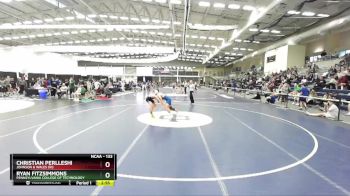 133 lbs Champ. Round 2 - Christian Perlleshi, Johnson & Wales (RI) vs Ryan Fitzsimmons, Pennsylvania College Of Technology