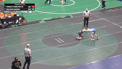 96 lbs Consi Of 16 #1 - Joshua Hamilton Jr., East Pennsboro vs William Nuhfer, Harbor Creek
