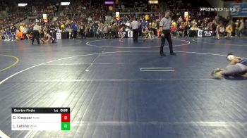 51 lbs Quarterfinal - David Knepper, Forest Hills vs Leonidas Latsha, Mayfield M.A.