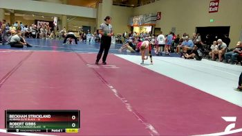 65 lbs Placement (16 Team) - Robert Gibbs, The Untouchables Black vs Beckham Strickland, Alabama Elite Black