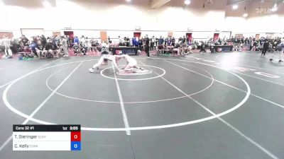 86 kg Cons 32 #1 - Trey Dieringer, Scappoose High School Wrestling vs Conner Kelly, Cornerstone Wrestling Club