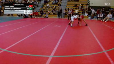 174 lbs Champ. Round 2 - Brody Hart, Saint Cloud State vs Temuulen Mendbileg, Iowa Central Community College