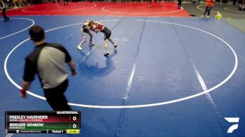 108 lbs Quarterfinal - Bridger Grabow, Barnesville vs Presley Havemeier, Dassel-Cokato-Litchfield