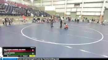 78 lbs Quarters & Wb (16 Team) - Bluyana Harris-silvers, Stout vs Gator Boyd, Idaho 2