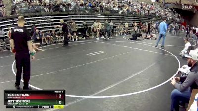 100 lbs Semis & 1st Wrestleback (8 Team) - Tracen Frain, Iowa USA Red vs Jett Sisemore, Oklahoma Elite