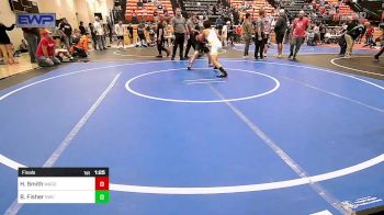 100 lbs Final - Hunter Smith, Wagoner Takedown Club vs Benjamin Fisher, Salina Wrestling Club