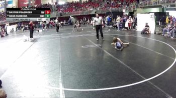50 lbs Cons. Round 2 - Hank Svoboda, South Loup Wrestling Club vs Daxton Peasinger, The Best Wrestler