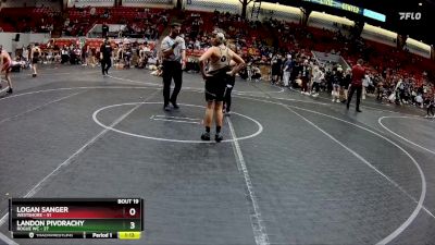 110 lbs Round 5 (8 Team) - Logan Sanger, Westshore vs Landon Pivorachy, Rogue WC