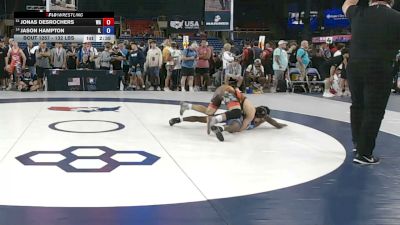 132 lbs Champ. Rd Of 64 - Jonas DesRochers, Washington vs Jason Hampton, Illinois