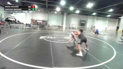 144 lbs Round Of 32 - Nakoa Navarro, Unattached vs Santiago Medrano, Wlv Jr Wrestling