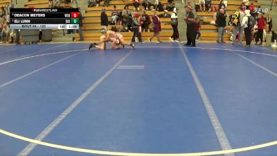 120 lbs Round 5 - Eli Lunn, BigWater vs Deacon Meyers, West Salem Bangor