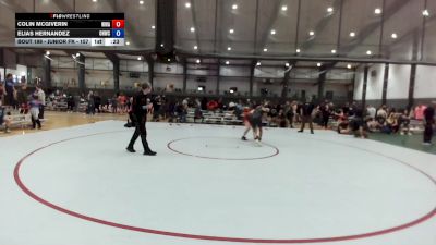 Junior FK - 157 lbs Cons. Round 5 - Colin Mcgiverin, Whatcom Wrestling Academy vs Elias Hernandez, Oak Harbor Wrestling Club
