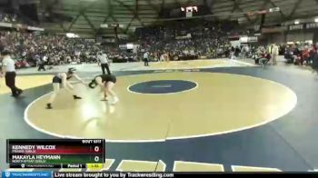 Champ. Round 2 - Makayla Heymann, North Kitsap (Girls) vs Kennedy Wilcox, Prairie (Girls)