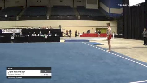 John Kronmiller - Floor, Cypress Academy TX - 2021 USA Gymnastics Development Program National Championships
