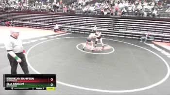 5A 145 lbs Cons. Round 2 - Brooklyn Rampton, Northridge vs Elia Ransom, Northridge