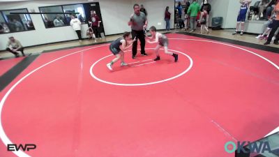 83 lbs Consolation - Ryker Bishop, Salina Wrestling Club vs Kai'lynn Neighbors, Muskogee Rougher Youth Wrestling