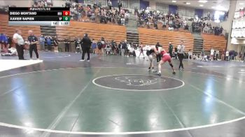 157 lbs Champ. Round 1 - Xavier Sapien, Villa Park vs Diego Montano, Mission Hills