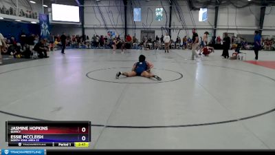 136 lbs Cons. Round 1 - Essie McCleish, North Iowa Area CC vs Jasmine Hopkins, Quincy