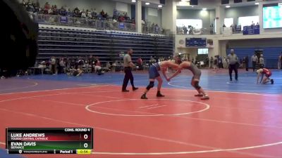 165 lbs Cons. Round 4 - Luke Andrews, Toledo Central Catholic vs Evan Davis, Defiance