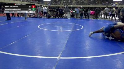 177 lbs Semifinal - Andy Vaughan, Pittsburgh vs Xavier Limehouse, Laurel