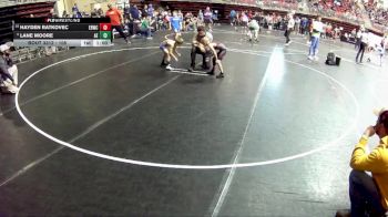 50 lbs 7th Place Match - Lane Moore, Arlington Eagles vs Hayden Ratkovec, East Butler Wrestling Club