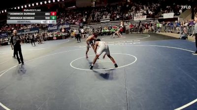 D 2 138 lbs Semifinal - Dominick Durham, Archbishop Rummel vs Brennan Romero, Teurlings Catholic