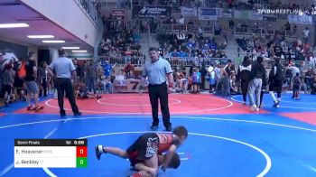 55 lbs Semifinal - Elijah Heavener, Poteau Youth Wrestling vs Jackson Beckley, Team Tulsa