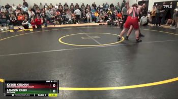 32 lbs Round 2 - Kyson Kielman, New Hampton/Turkey Valley vs Landon Kaski, Riceville