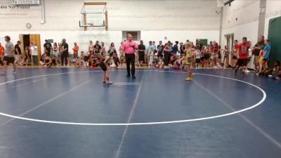 59-65 lbs Champ. Round 1 - Christopher Hilliard Jr., Proviso Township Gladiators vs Hudsyn Pfanz, TJ Trained Wrestling