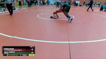 132 lbs Cons. Round 4 - David Egan, Alexandria Wrestling Academy vs Sean Garcia, Central