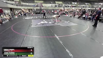 114 lbs Round 3 (4 Team) - Drew Pribyl, Northfield vs Aiden Burns, Caledonia-Houston