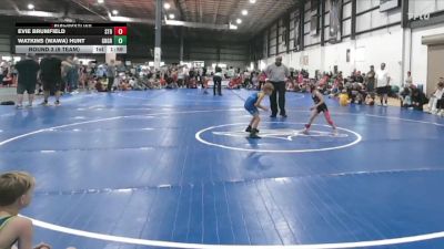 45 lbs Round 3 (6 Team) - Evie Brumfield, STAUNTON REAPER vs Watkins (WAWA) Hunt, GREAT NECK WRESTLING CLUB GREEN