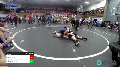 85 lbs Consi Of 8 #2 - Colton Reid, Team Nomad vs Elijah Farley, Team Guthrie Wrestling