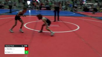 55 lbs Quarterfinal - Javien Dansby, Bristow Wrestling Club vs Mikai Cain, RAW