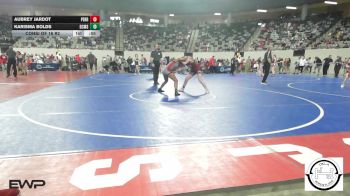120 lbs Consi Of 16 #2 - Aubrey Jardot, Perry Girls Wrestling Club vs Karisma Bolds, Del City Middle School