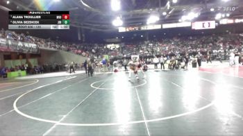 135 lbs Quarterfinal - Alana Troullier, Mtn View Oregon vs Olivia Bezdicek, Jerome