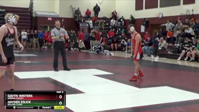 120 lbs Round 3 - Gavyn Winters, Greene County vs Hayden Eslick, Roland-Story