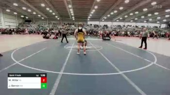 160 lbs Semifinal - Maclane Miller, PA vs Jackson Barron, MN