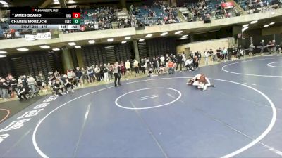 175 lbs Champ. Round 2 - James Scanio, Unattached vs Charlie Morzuch, Lincolnway West