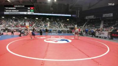 3A-150 lbs Quarterfinal - Ty Albaugh, Torrington vs Myles Hensley, Cody