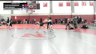 128 lbs Semifinal - Olivia Rausenberger, Crash Gwc vs Kate Crockett, Legend Wrestling Club