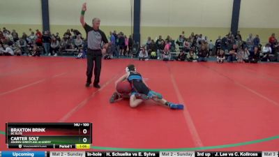 100 lbs Round 2 - Braxton Brink, DC Elite vs Carter Solt, Askren Wrestling Academy