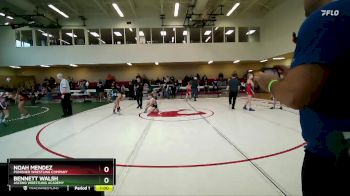 92 lbs Round 2 - Bennett Walsh, Ascend Wrestling Academy vs Noah Mendez, Punisher Wrestling Company