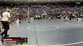 2A 106 lbs Cons. Round 3 - Alan Benitez, Forbush vs Aiden Burkholder, Trinity