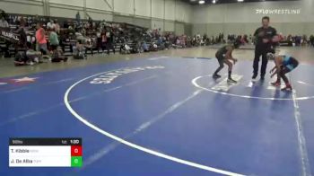 90 lbs Quarterfinal - Trystin Kibble, Highlander Youth Wrestling vs Jeremy De Alba, Tuff Kidz