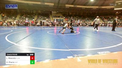 67 lbs Consi Of 16 #2 - Luke Mascoto, Flow Academy Honolulu, HI vs Henry Pharis, Sniper Wrestling Academy